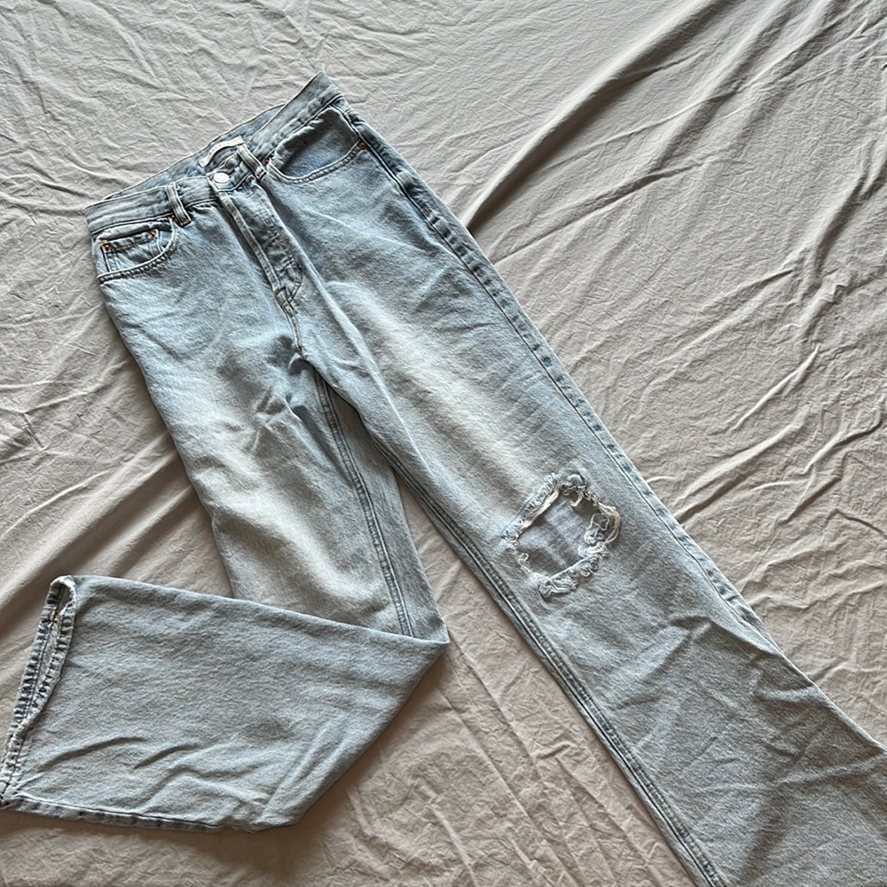 pacsun high rise boot cut jeans